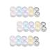 Lurrose lens container 15 pieces of box outlet-safe travel containers Transparent container Travel ethnia Cute accessories lens organizer lens tank LINSENBOX Mini contact lens container