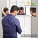3 Way Mirror with LED Lights & 10X Magnifying Mirror Bundle - Perfect for Self Hair Cutting & Grooming | Great for Self Barbering & Make-up - Buy Online on GoSupps.com