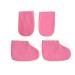 Healeved 2paires Coton Et Prot ge-pieds Pour Soins De Beaut De Conservation Chaleur Pour Paraffine Pour Ongles Avec Fermeture Pression