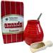 Amanda Yerba Mate Tea Set | Natural Energy Drink Kit with Guarana | Beginner's Mate Tea Set with Ceramic Gourd and Stainless Bombilla - Buy Online on GoSupps.com
