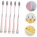 GLEAVI 5pcs Soft Bristle Toothbrush Set for Teens - Sensitive Gum Care Bamboo Charcoal Travel Brushes - Buy Online on GoSupps.com