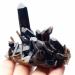 150g Beautiful Natural Clear Black Quartz Crystal Cluster Specimen Crystal Cluster