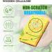 tibiu Natural Plant Based Scrub Sponge 8 Pack Palm Fiber Scrubber Sponge with Non Scratch Biodegradable Compostable Sponges - Buy Online on GoSupps.com