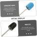 Healeved 1 Set Nail Color Sand Cap Nail Polishing Tool Replaceable Sanding Cap Nail Files Nail Tools Nail Art Accessories Nail Art Tool Nail Drill Bit Caps Nail Sanding Caps Exfoliating 2x1.5cm Blue 1 - Buy Online on GoSupps.com