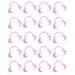 20 Pieces (Size M) Dental Mouth Retractor C-Shape Teeth Whitening Mouth Opener Pink