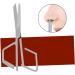 minkissy Nose Trimmer For Men Scissors Easy To Use Nose Hair Trimmer Eyebrow Scissors Beauty Scissors Compact And Clean 97x46cm Silver - Buy Online on GoSupps.com
