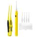 lsslmk Rechargeable Visual Children's Luminous Ear Scoop Baby Ear Scoop Ear Wax Tweezers Ear Picking Tool Set Ear Wax F One Size