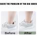 Back of Heel Cushion Inserts - Adhesive Heel Guards for Loose Shoes Perfect Fit Insole Patch for Sneakers (Beige 10mm - Buy Online on GoSupps.com