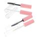 NOLITOY 4pcs Eyeliner Stick Mascara Bottle Clear Mascara for Eyelashes Empty Mascara Vial Gloss The Pet 1 g (Pack of 1) Pink