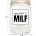 YouNique Designs Milf Pregnant Wife Candle - 7oz Pregnancy Gift for First-Time Moms | Soy Vegan Aromatherapy (Lavender & Vanilla - Buy Online on GoSupps.com