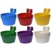 Supa Poultry Cage Cups / Galley Cups / Aviary Cups Pack of 12 Suitable For Both Food Grit Or Water Includes Integral Hook So The Cups Can Be Hung From The Cage Mesh Made In The UK Single