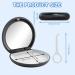 Dnom Dinos Black Portable Can Tooth Rail Box with Mirror | Empty Orthodontic Tooth Stop Box & Aligners Removal Tools | International Shipping Available - Buy Online on GoSupps.com