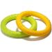 NA 2pcs Dog Toys Ring Outdoor Fitness Flying Discs Water Floating Dog Interactive Training Ring for Small Dog and Medium Dog