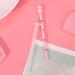 Pssopp Infant Baby Medicine Dispenser Liquid Syringe Oral Baby Medicine Dropper Liquid Medication Dropper with Hat Latex Free for Baby Medicine Liquid Feeding(Pink)