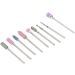 Grinding Head Manicure Tools Nail Drill Set Polishing Tools 9 Pieces Emery for Nail Salon Personal Manicure - Buy Online on GoSupps.com