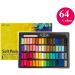 MUNGYO Non Toxic Square Chalk Soft Pastel 64 Pack Assorted Colors - B441R078-7003A - Buy Online on GoSupps.com