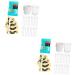 Doitool 2 sets of nasal hair rod set Waxes for hair removal nasal spatula stick for removing nasal wax rod to remove nasal wax Set multi-purpose as shown