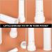 Healeved Peppermint Essential Oil + Bulk Nasal Inhaler Tubes - 5pcs White Aroma Diffuser Set - Buy Online on GoSupps.com