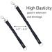 Rucking Damper Dog Leash - Elastic Nylon Short Line for Medium Dogs | Perfect Damping for Biking | 2.5 * 42cm Black - Buy Online on GoSupps.com