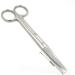 Curved Stainless Scissors for Makeup & Eyebrow Precision | International Shipping Available - Buy Online on GoSupps.com