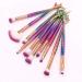 10-Piece Mermaid Makeup Brush Set - Colorful Fish Tail Eyeshadow Eyeliner & Concealer Brushes - International Shipping - Buy Online on GoSupps.com