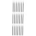 POPETPOP 150 pcs Disposable Makeup Slim Wands Black Tool Applicator Eye for Eyeliner Brush Women Liner 10x0.3cmx3pcs Blackx3pcs
