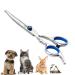 Dog Scissors Dog Hair Scissors Dog Grooming Scissors Stainless Steel Grooming Scissors Dog and Cat Safety Round Tip Grooming Scissors