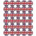 30x VE DAY 75 YEARS Union Jack Flag 4CM PREMIUM EDIBLE RICE PAPER CAKE TOPPERS - Buy Online on GoSupps.com
