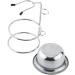 Dekaim Stainless Steel Shaving Stand Set for Men - Universal Shaving Brush Holder & Bowl Perfect Razor Tool Kit - Buy Online on GoSupps.com