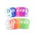 15 pieces silicone ring adapter baby ring adapter for pacifier chains clear silicone button style buckle holders
