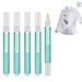5Pcs Laundry Free Stain Remover Pen Portable Bleach Pen Wash Free Stain Remover Bleach Pen for Clothing Grease Stain Remover Wash Free Laundry Clean Pen Instantly Remove Clothing Stains