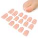 16 Pack Gel Toe Caps Breathable Toe Covers Sleeves with Holes for Women & Men Cushions and Protects for Missing or Ingrown Toenails Corns Blisters Hammer Toes Reduce Friction