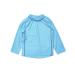 Leveret Long Sleeve Baby Boys Girls Rash Guard Sun Protected UPF + 50 Kids & Toddler Swim Shirt (12 Months-5 Toddler) 4 Years Blue