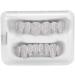 Shop Hip Hop Grillz for Teeth | Anggrek Silver Grillz Set - Perfect Halloween Party Gift & Accessories - Buy Online on GoSupps.com