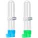 HIXNUG 2Pcs Bird Waterer Feeding Cup Automatic Feeding Water Bottles Dispenser Feeder Hanging Bird Bottle Drinker for Cockatiel Parrots - Buy Online on GoSupps.com