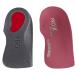 PRO 11 WELLBEING 1 Pair of Ultra Slim Fitting 3/4 Orthotic Insoles with Poron Heel Cushion Plantar Fasciiits Releif (XS 3/4.5 UK Pink) XS 3/4.5 UK Pink - Buy Online on GoSupps.com