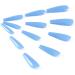 Brishow Coffin False Nails: Long Blue Stick on Nails for Women and Girls - Buy Online on GoSupps.com