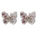 ZHOUMEIWENSP 2PCS Halloween Skull Butterfly Hair Clips Retro Hairpin with Punk Clips Novelty Hair Style Making (White)