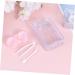JECOMPRIS Mini Contact Lens Container - Portable Case for Colored Eye Lenses Travel Storage Box 8x5cm - Buy Online on GoSupps.com
