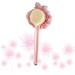 Healeved Bath Scrubber - Pink Handle Bath Brush Shower Sponge - Buy Online on GoSupps.com