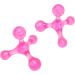 ZJchao Mini Handheld Body Massager - 4 Balls & 2 Pieces for Legs & Arms | Pink - Best International Shipping - Buy Online on GoSupps.com