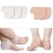 Silicone Gel Heel Sleeve 5 Pairs Ankle Sleeve for Plantar Fasciitis Gel Sleeves Protectors Breathable Silicone Protective Heel Air Support for Plantar Fasciitis Pain4