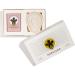 Nopalera Bar Soap & Dish Gift Set - Flor de Mayo Natural Body and Face Cleanser Moisturizing and Exfoliating Soft Skin Care Made With Clean Vegan Ingredients 4 oz
