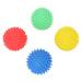 Silicone Clothes Dryer Balls EcoFriendly Reduce Drying Time Reusable Silicone Dryer Balls for Apartment (Red Yellow Blue Green 4 PCS)