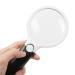 HD Magnifying Glass with Light 20 Times Handheld High Magnification Magnifier