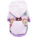 Miaododo Dog Hooded Sweater - Warm Chihuahua Clothing for Small & Medium Pets | Violet with Real Bag (L) - Buy Online on GoSupps.com