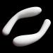 1 Piece Natural White Jade Crystal Quartz Stone Massage Stick 1