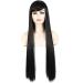 Chtom 80 cm long straight hair fake head set female lengthening long straight hair Qi Liu Haicheng Liu Hiyun head - Buy Online on GoSupps.com