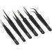 Folpus 6-Part Precision Pink Set - Stainless Steel Tweezers & Multifunctional Electronic Repair Tools for Handicrafts - Buy Online on GoSupps.com