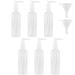 HXMJIED 6 Pcs Transparent Travel Bottles 100ml Pump Travel Bottles Spray Bottle Set Plastic Travel Atomiser Bottle Set Refillable Liquid Containers With 2 Pcs Funnels Empty Spray Bottle 100ml